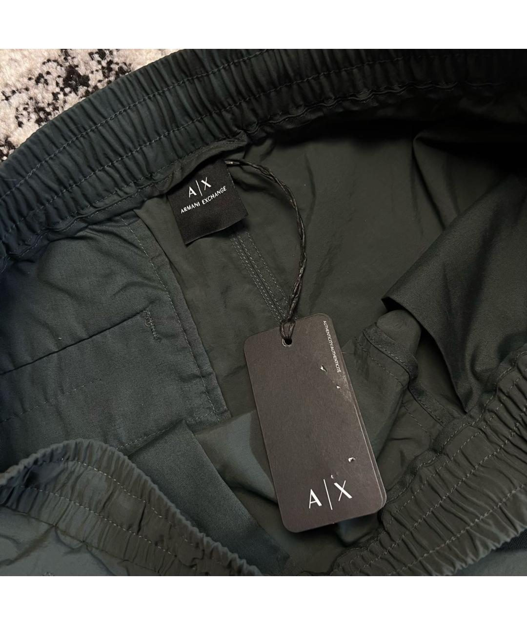 ARMANI EXCHANGE Хаки полиамидовые шорты, фото 3