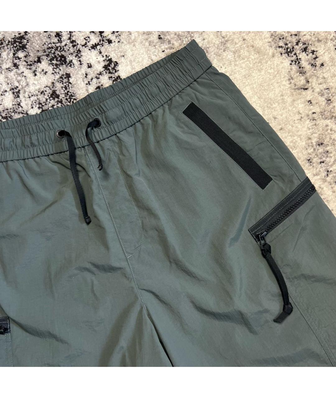 ARMANI EXCHANGE Хаки полиамидовые шорты, фото 2