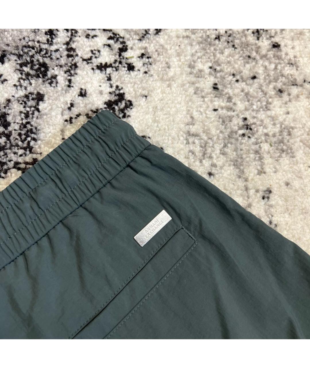 ARMANI EXCHANGE Хаки полиамидовые шорты, фото 6