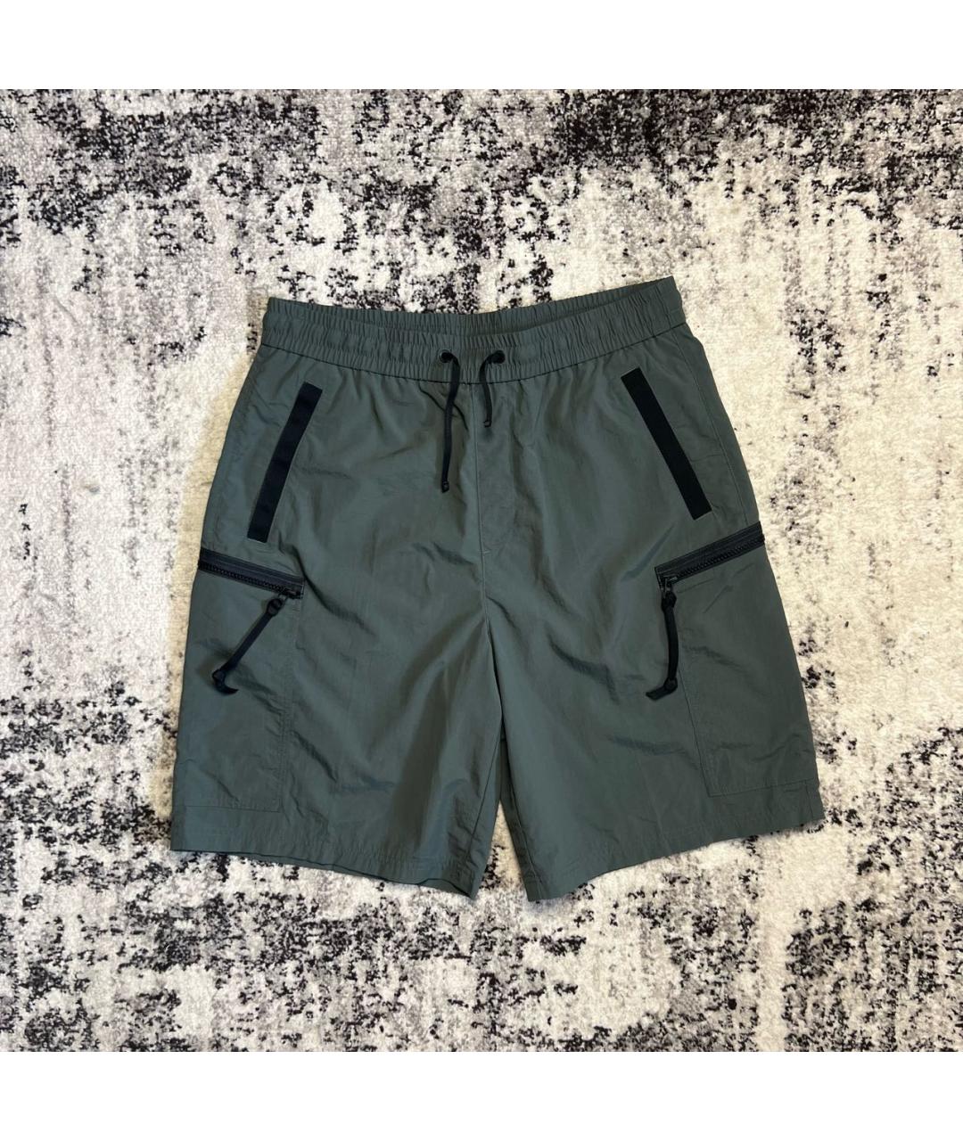 ARMANI EXCHANGE Хаки полиамидовые шорты, фото 9