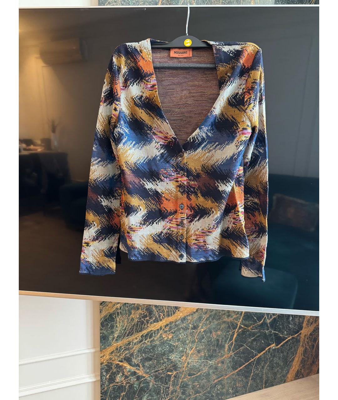MISSONI Мульти вискозный кардиган, фото 4