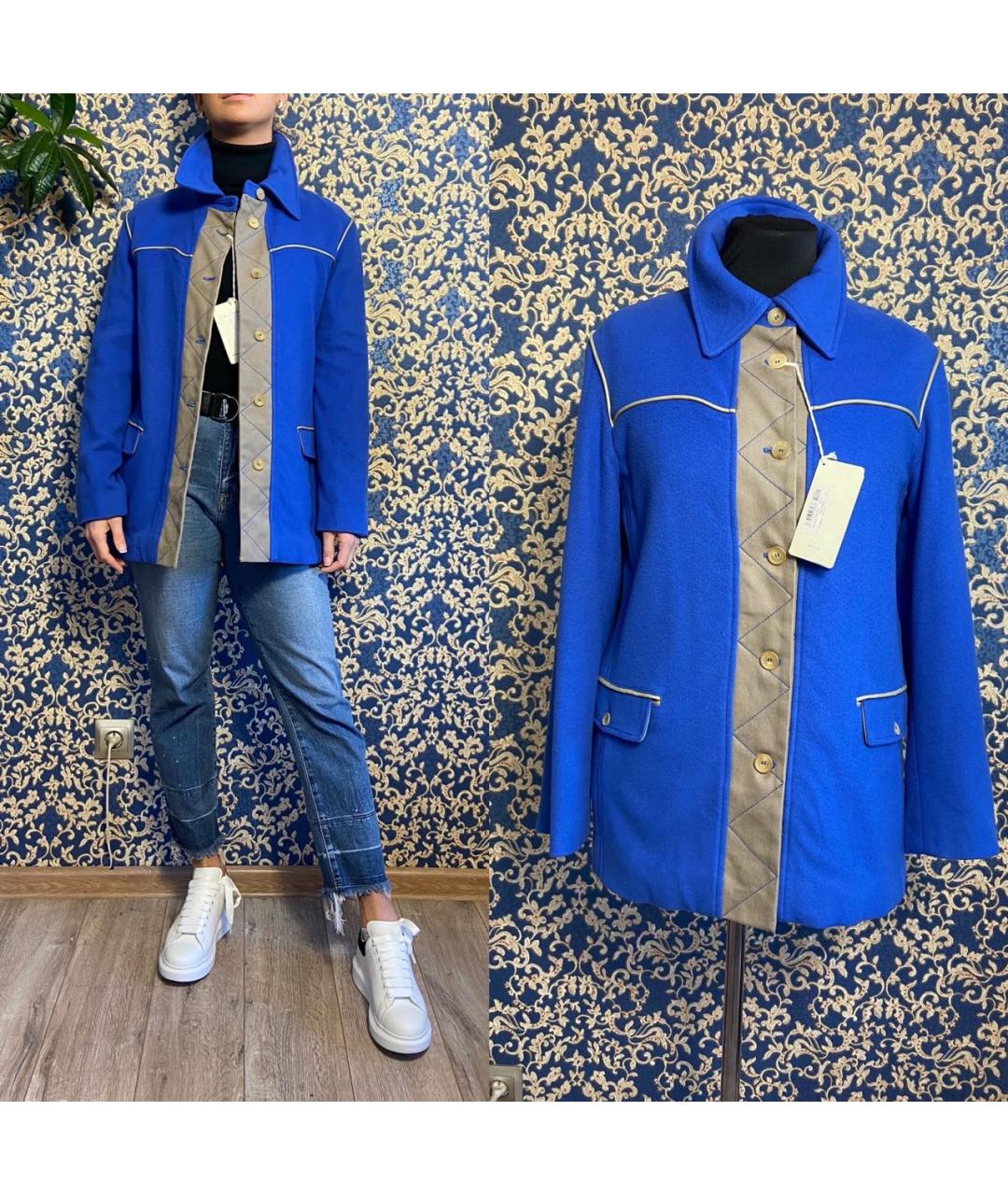 MALO Голубое кашемировое пальто, фото 6