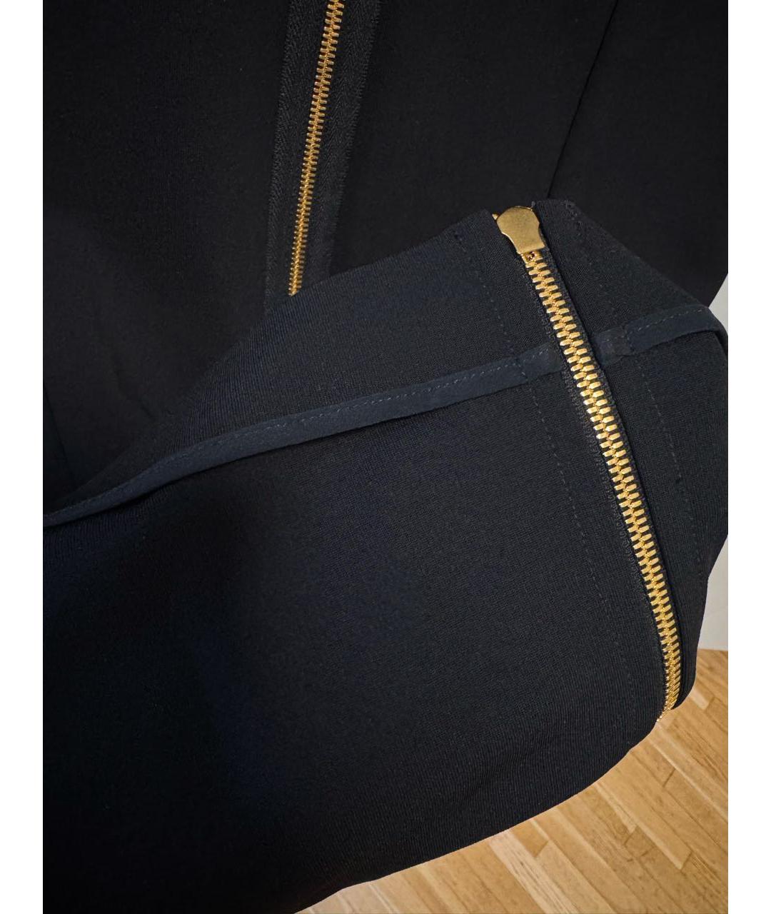 GUCCI Черное вискозное повседневное платье, фото 4