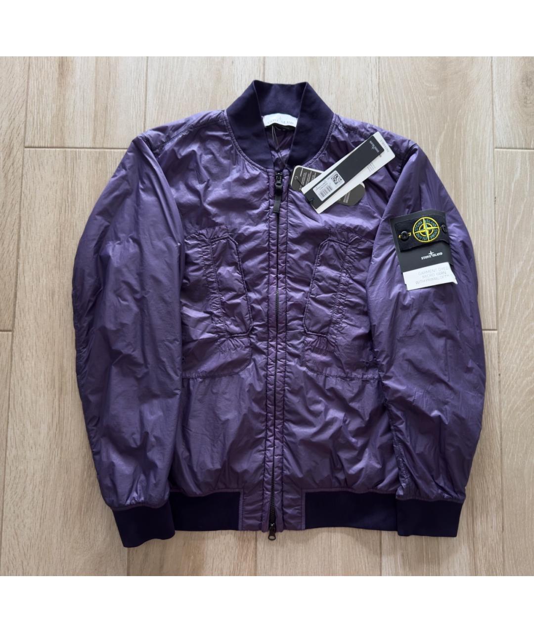 STONE ISLAND Фиолетовая полиамидовая куртка, фото 2