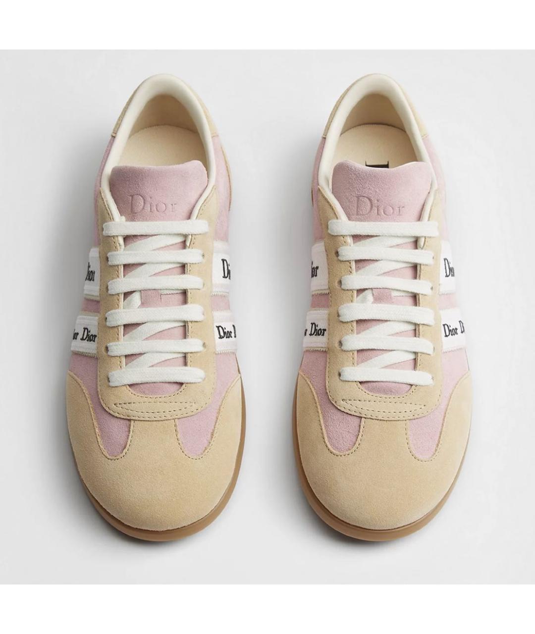 CHRISTIAN DIOR Бежевые кеды, фото 2
