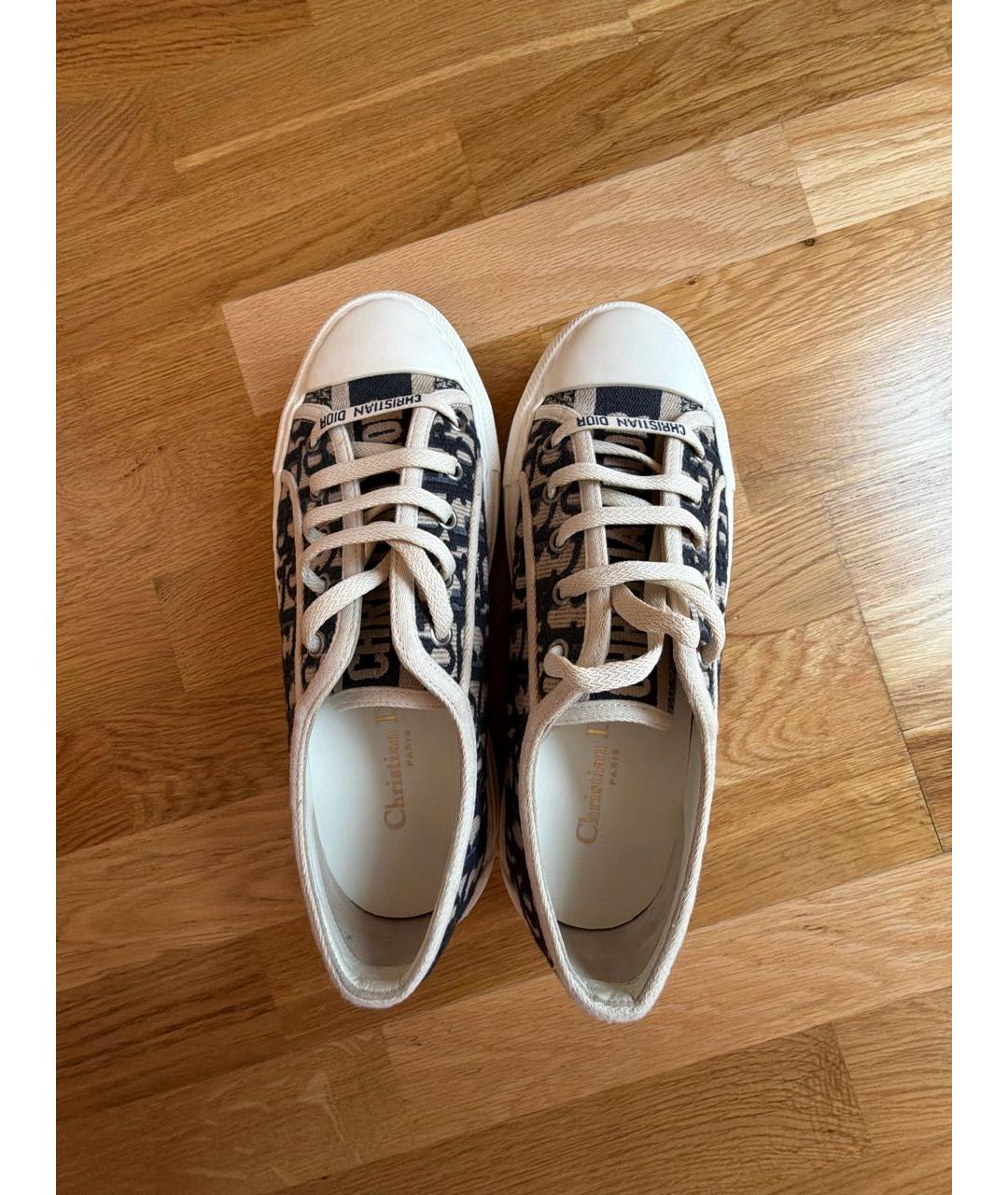 CHRISTIAN DIOR Темно-синие кеды, фото 3