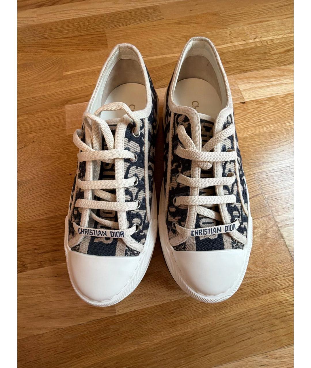 CHRISTIAN DIOR Темно-синие кеды, фото 2