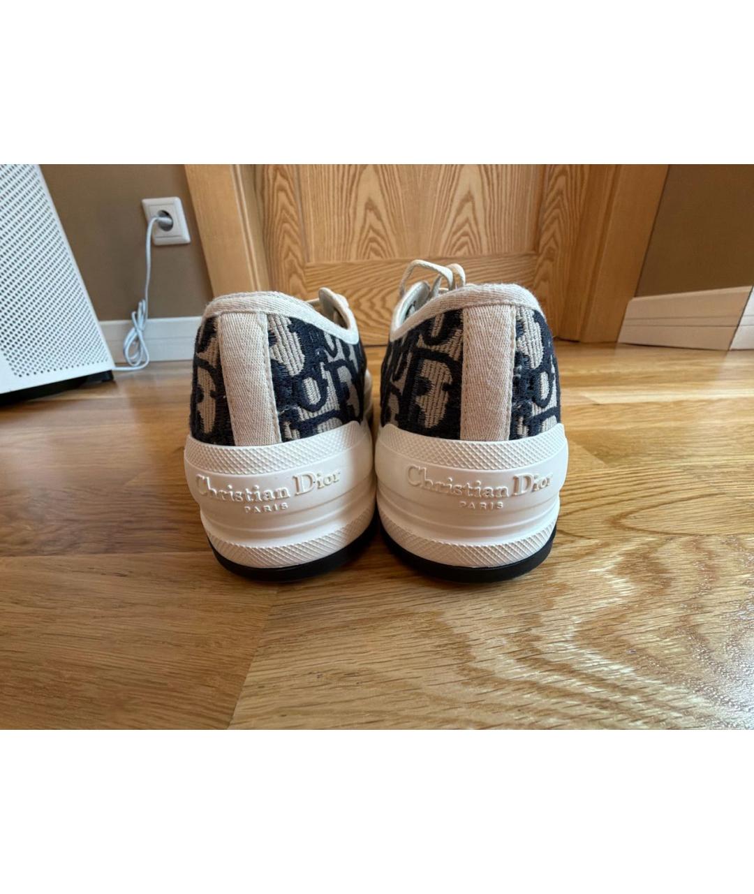 CHRISTIAN DIOR Темно-синие кеды, фото 4