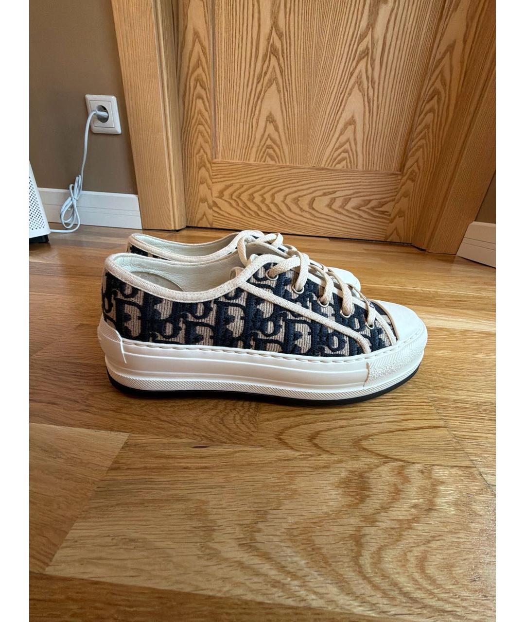 CHRISTIAN DIOR Темно-синие кеды, фото 5