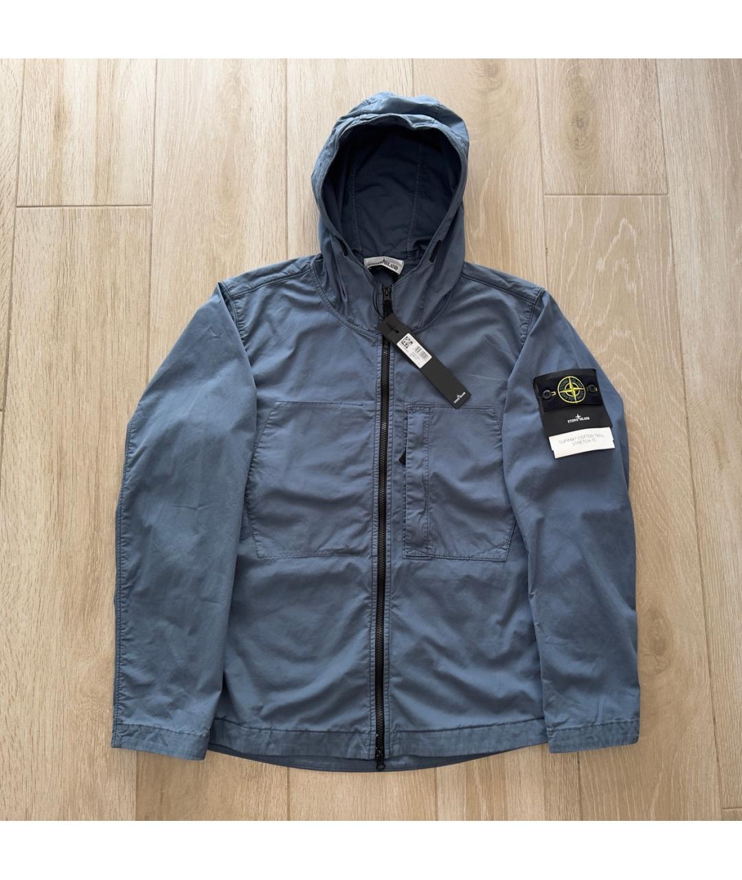 STONE ISLAND Синяя хлопковая куртка, фото 2