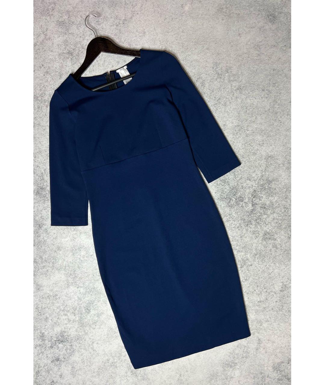 WOLFORD Темно-синее вискозное платье, фото 8