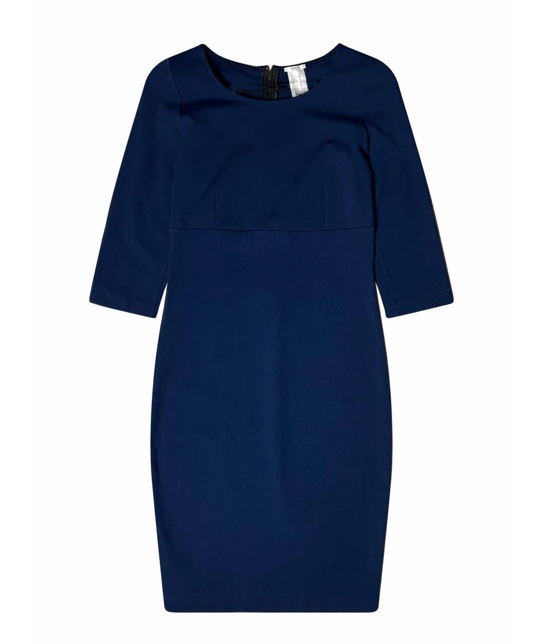 WOLFORD Темно-синее вискозное платье, фото 1