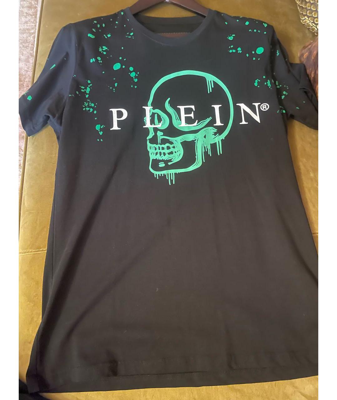 PHILIPP PLEIN Черная хлопковая футболка, фото 4