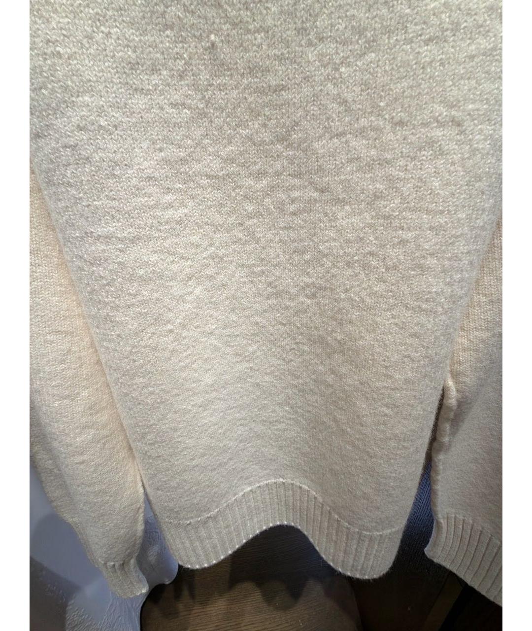AMI ALEXANDRE MATTIUSSI Белый шерстяной джемпер / свитер, фото 4