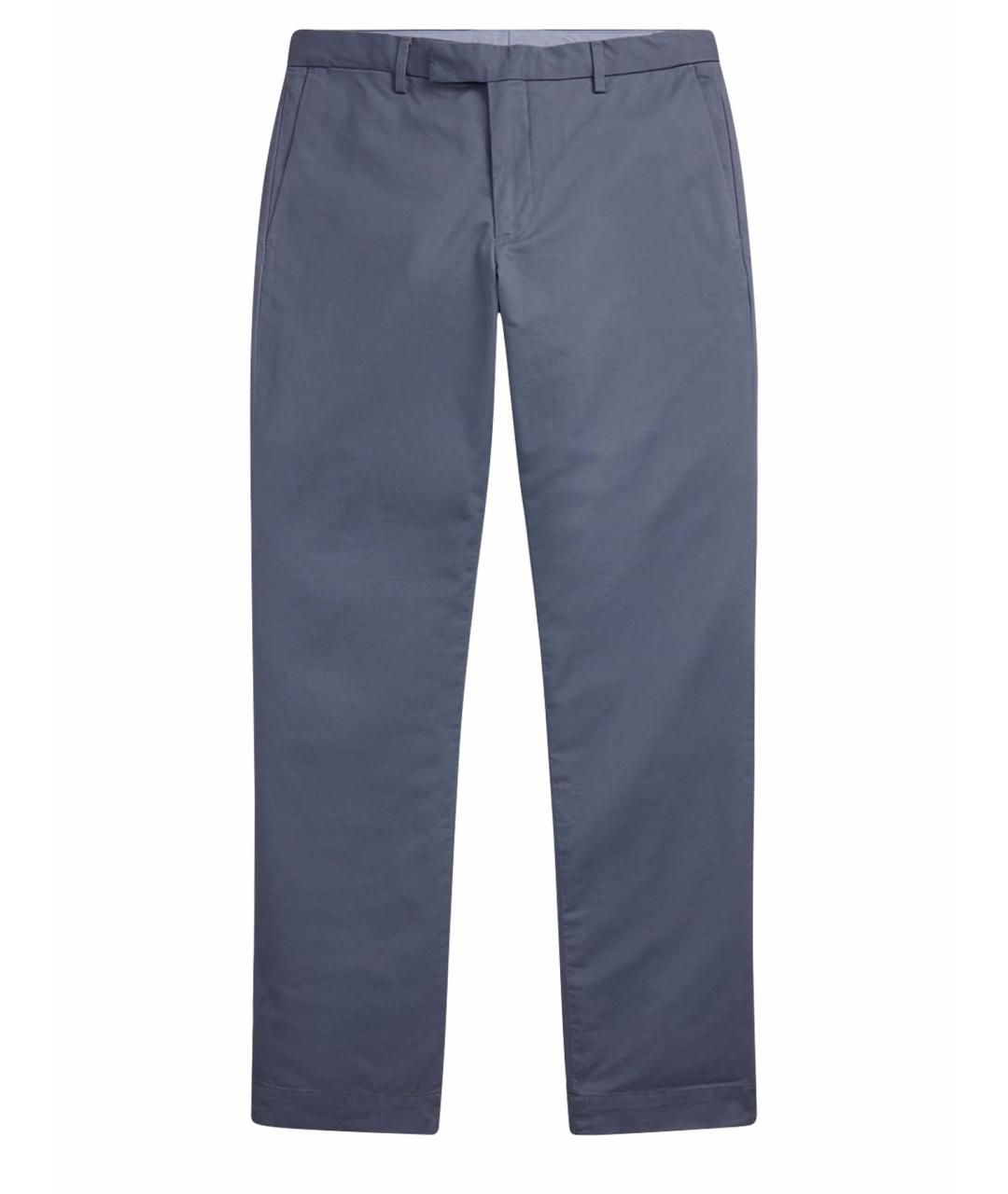 RALPH LAUREN Серые хлопковые брюки чинос, фото 1