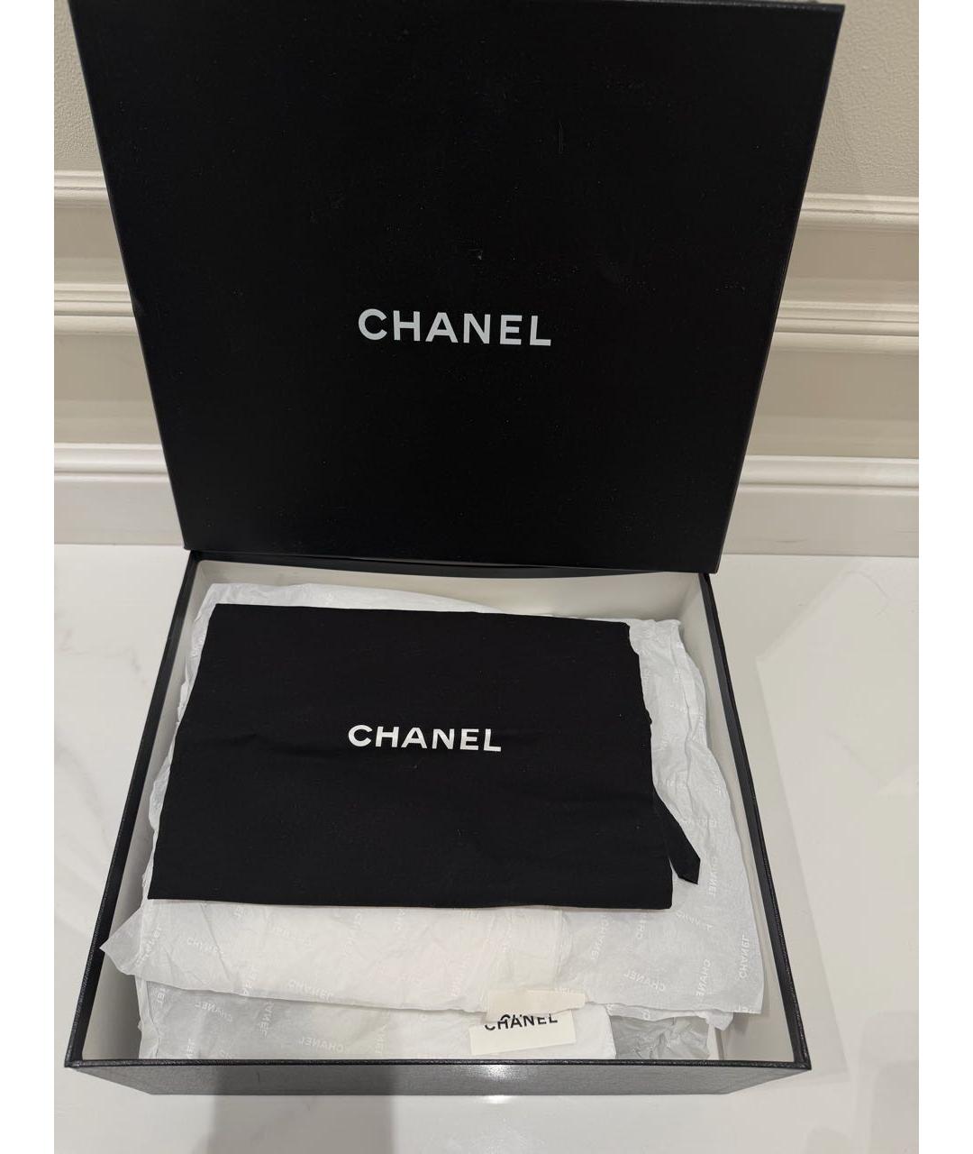 CHANEL Черные кожаные лоферы, фото 7