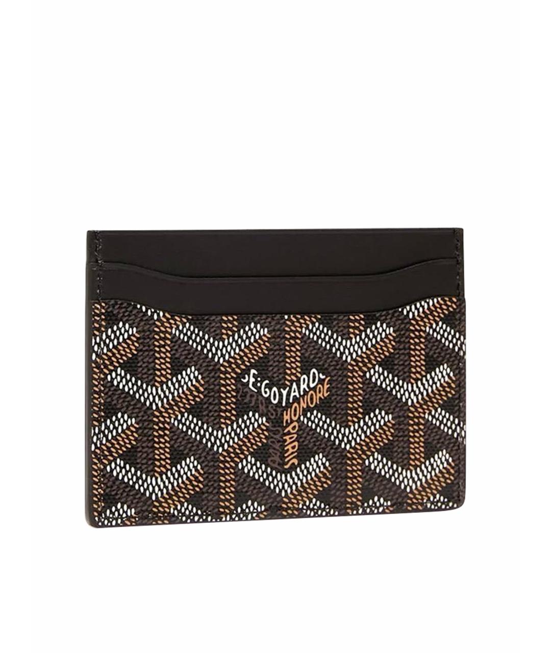 GOYARD Коричневый кожаный кардхолдер, фото 1