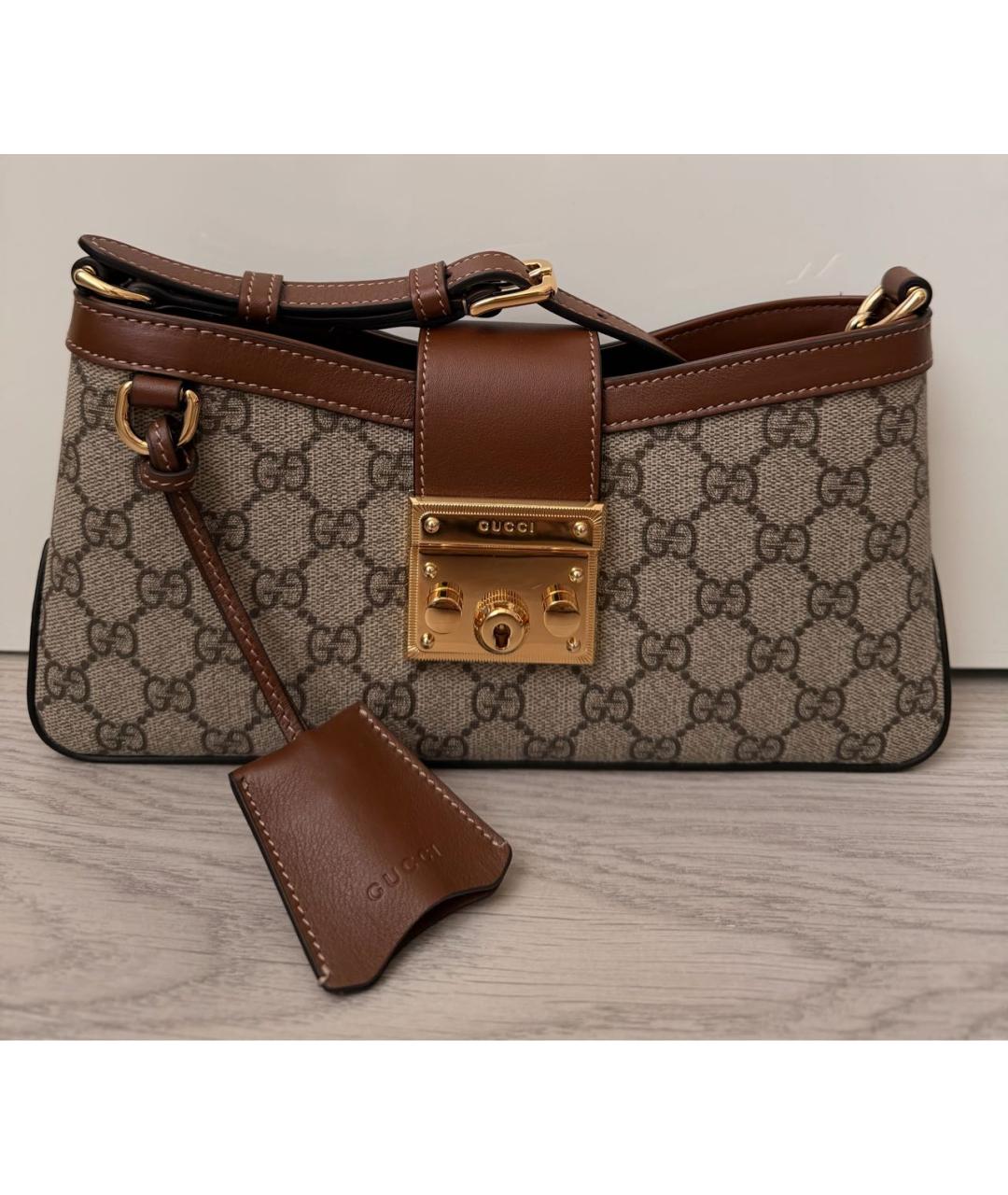 GUCCI Бежевая сумка через плечо, фото 6