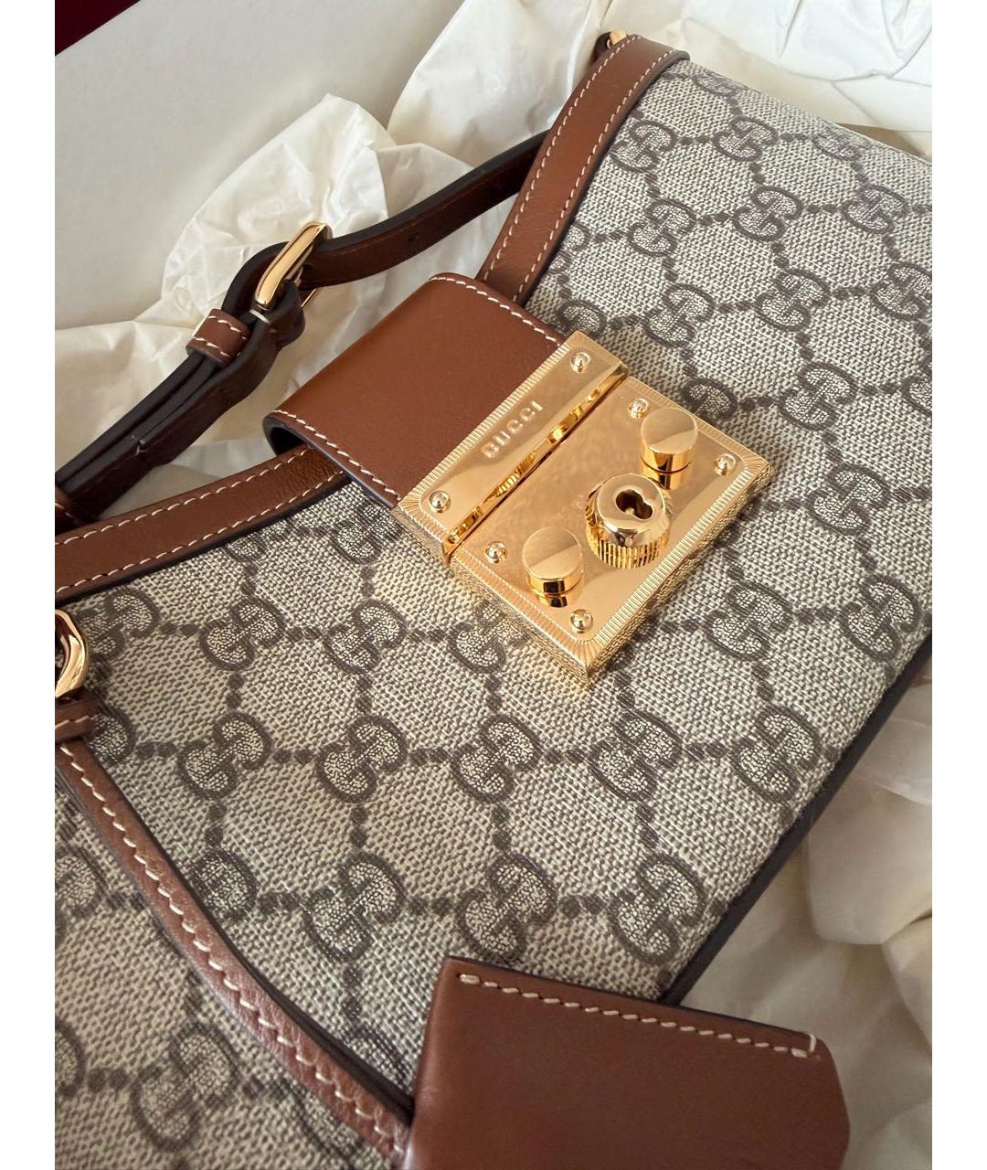 GUCCI Бежевая сумка через плечо, фото 4