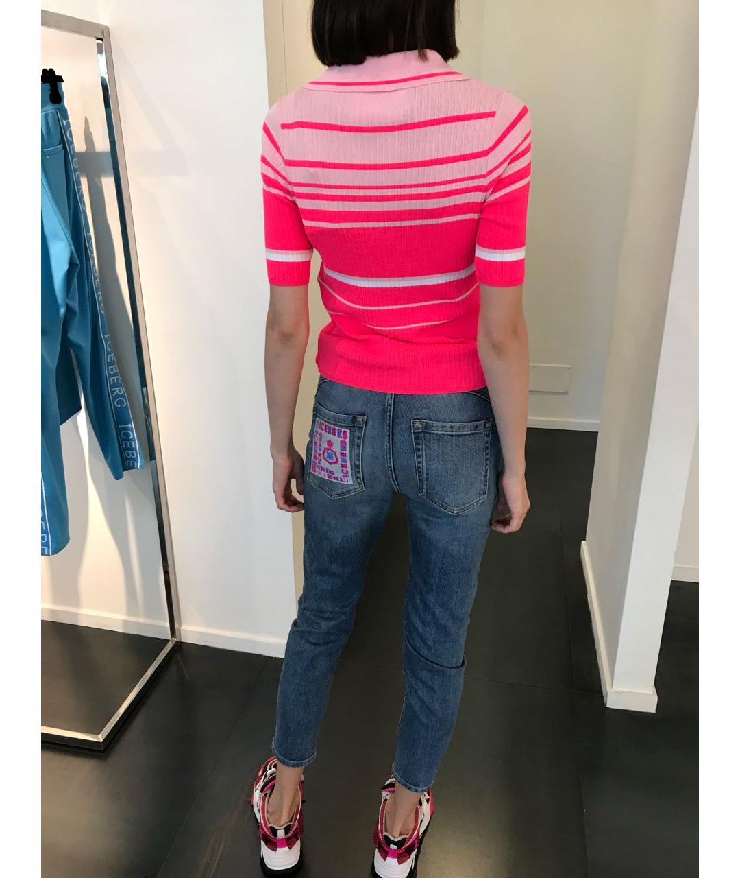 ICEBERG Фуксия вискозный джемпер / свитер, фото 5