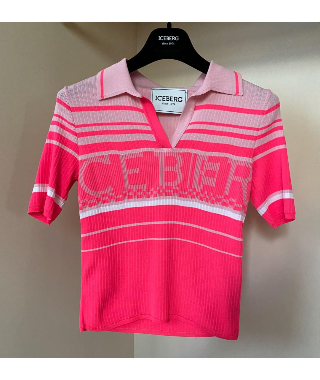 ICEBERG Фуксия вискозный джемпер / свитер, фото 6