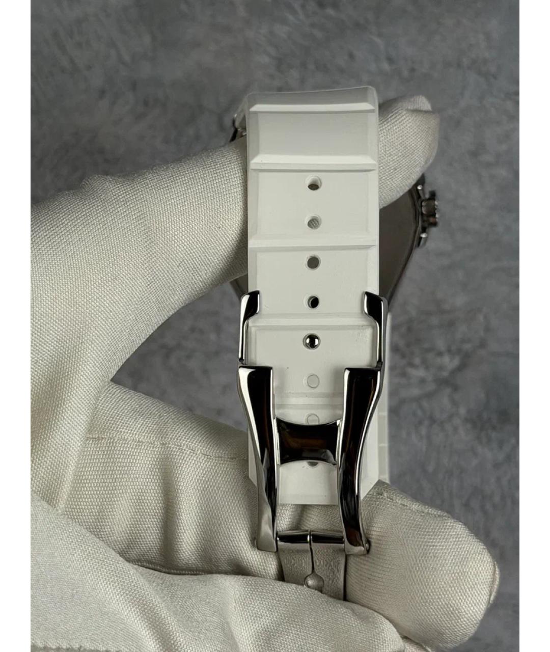 OMEGA Белые металлические часы, фото 6