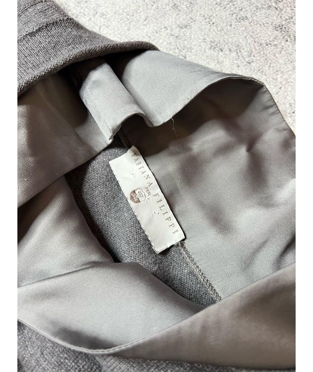 FABIANA FILIPPI Серый шерстяной джемпер / свитер, фото 4