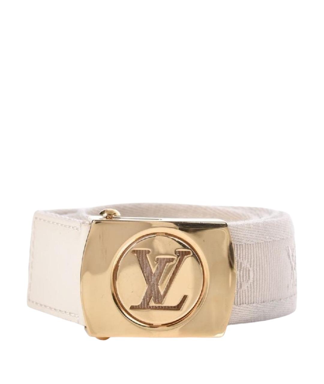 LOUIS VUITTON Бежевый ремень, фото 1