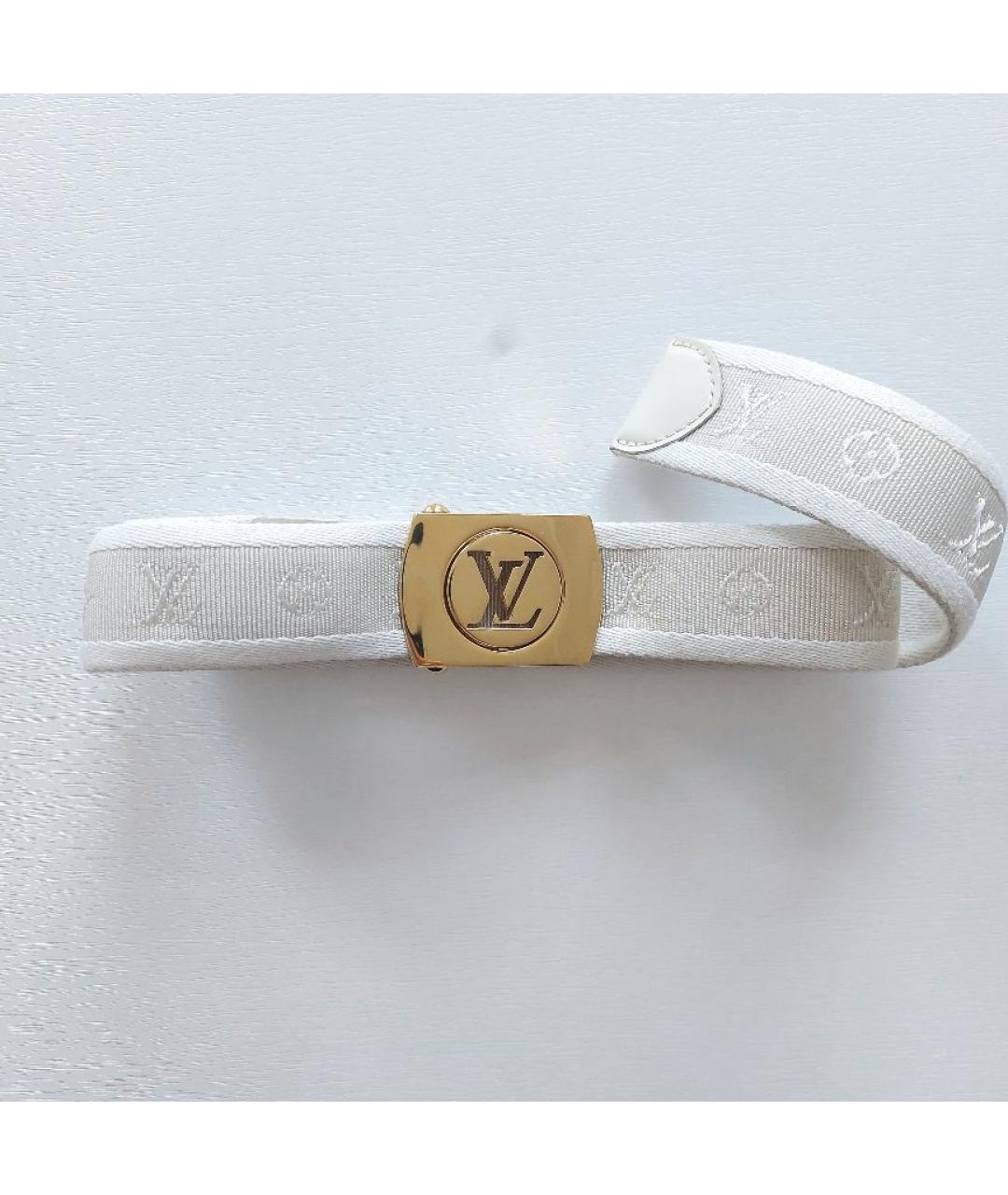 LOUIS VUITTON Бежевый ремень, фото 2