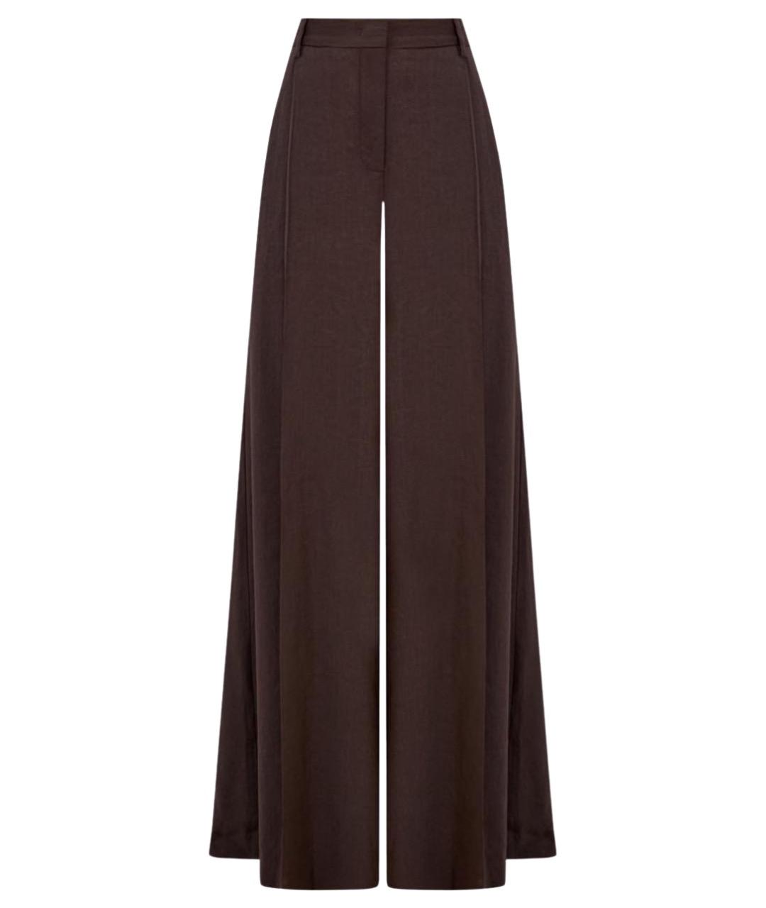 LORENA ANTONIAZZI Коричневые брюки широкие, фото 1