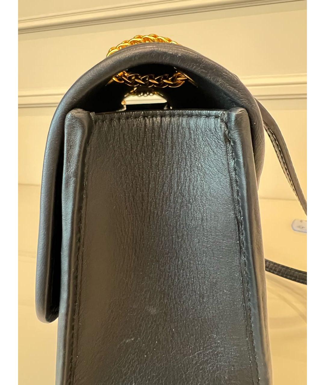 FURLA Черная кожаная сумка через плечо, фото 8