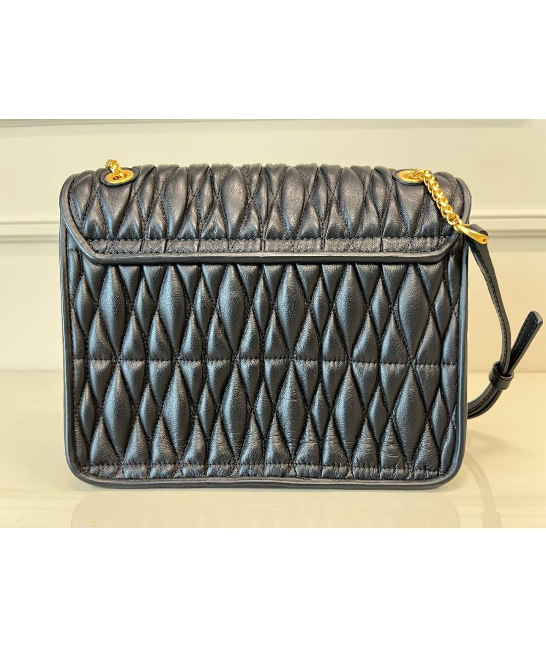 FURLA Черная кожаная сумка через плечо, фото 3