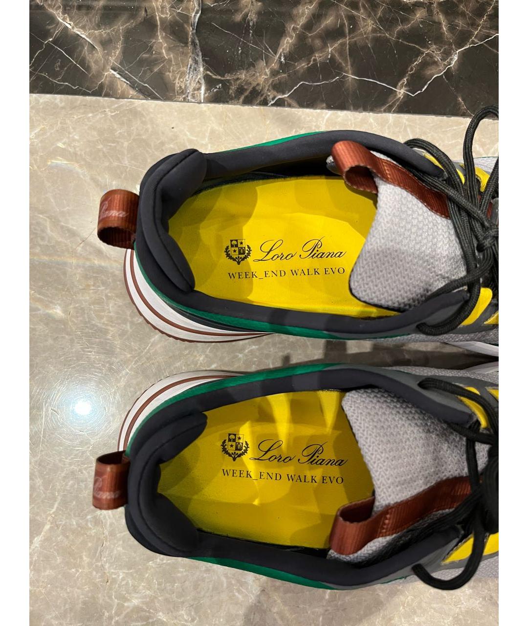 LORO PIANA Мульти низкие кроссовки / кеды, фото 6