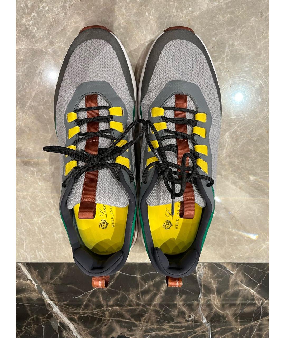 LORO PIANA Мульти низкие кроссовки / кеды, фото 3