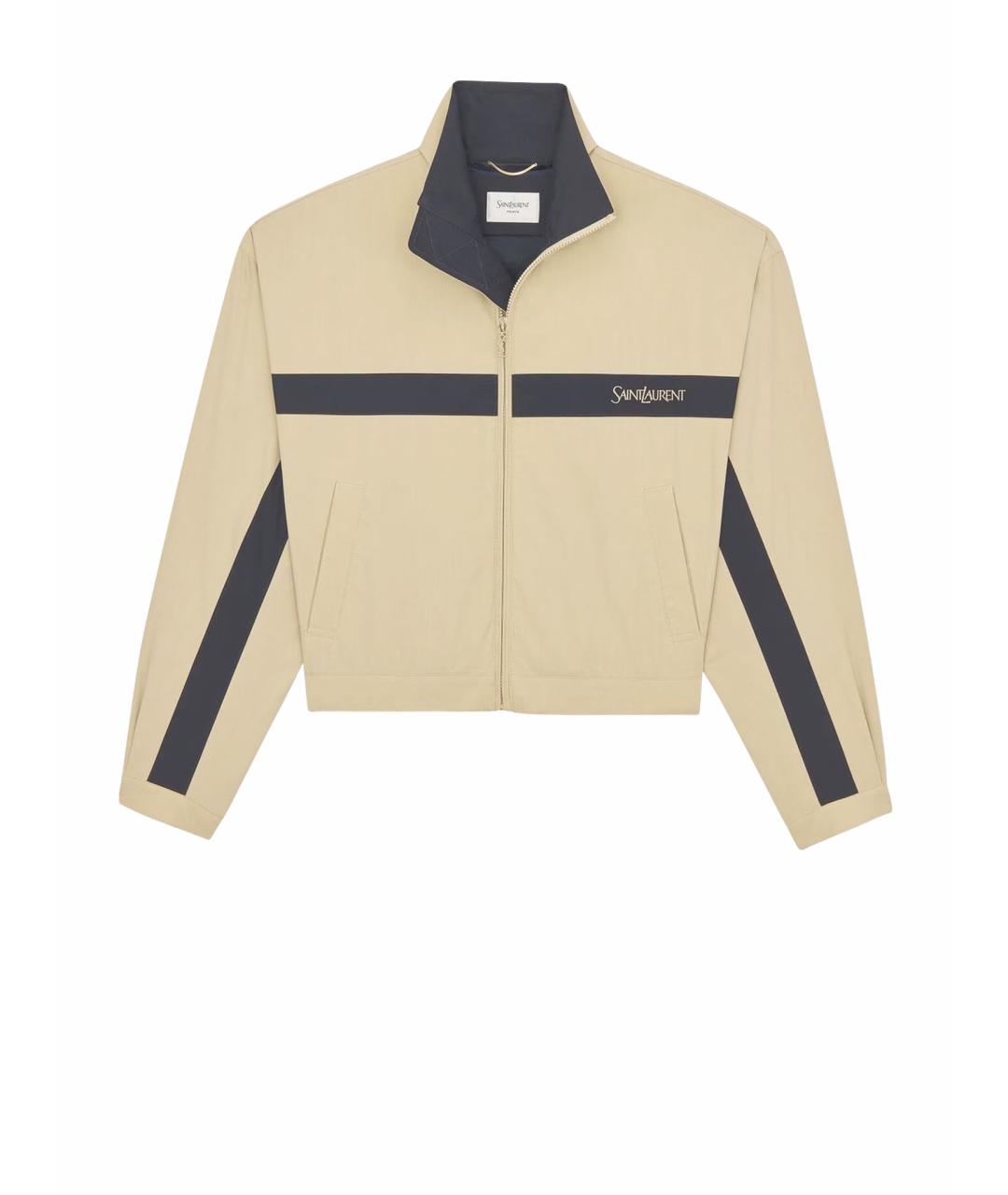 SAINT LAURENT Бежевая куртка, фото 1