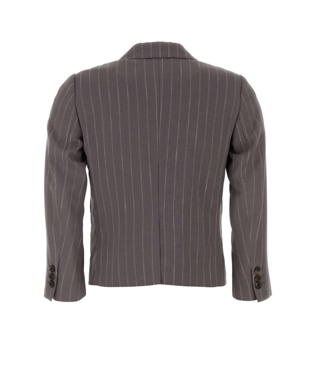 DRIES VAN NOTEN Коричневый хлопковый жакет/пиджак, фото 2