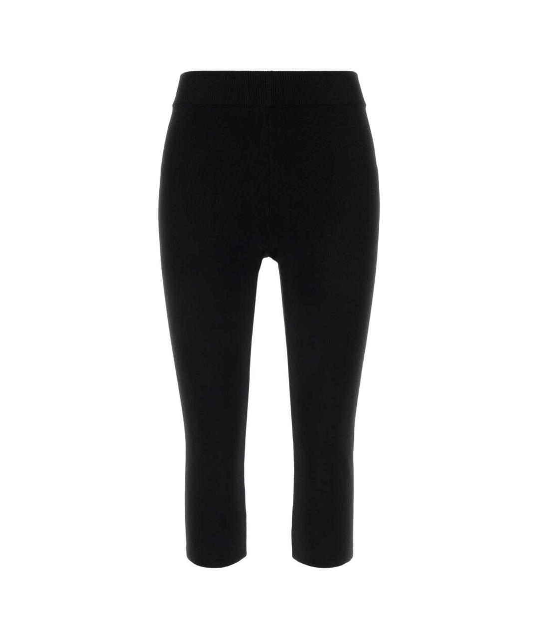 MAGDA BUTRYM Черные вискозные леггинсы и велосипедки, фото 1