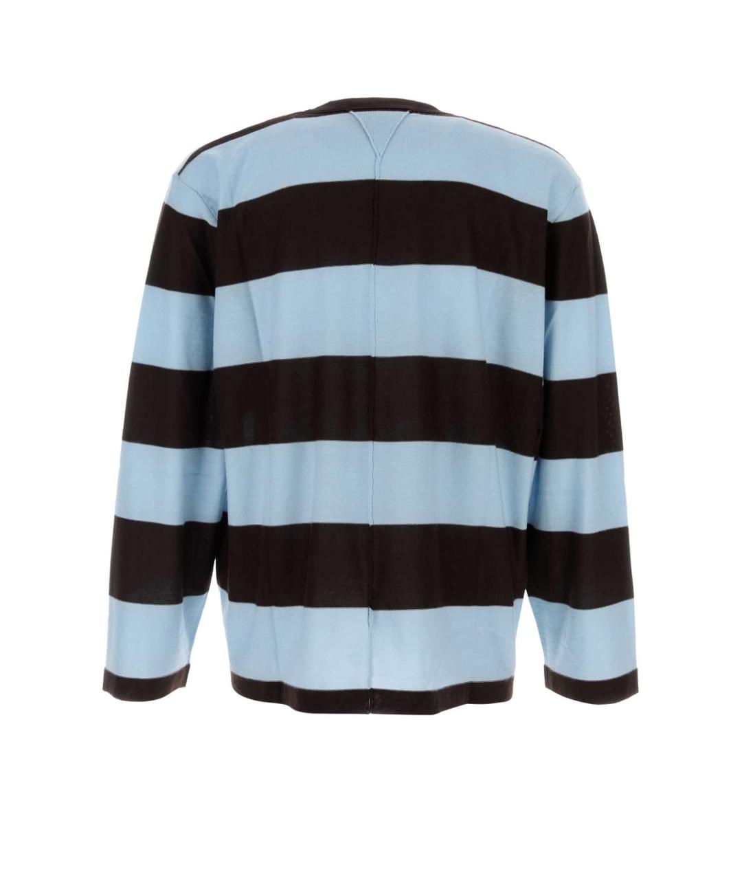 BOTTEGA VENETA Голубой кашемировый джемпер / свитер, фото 2