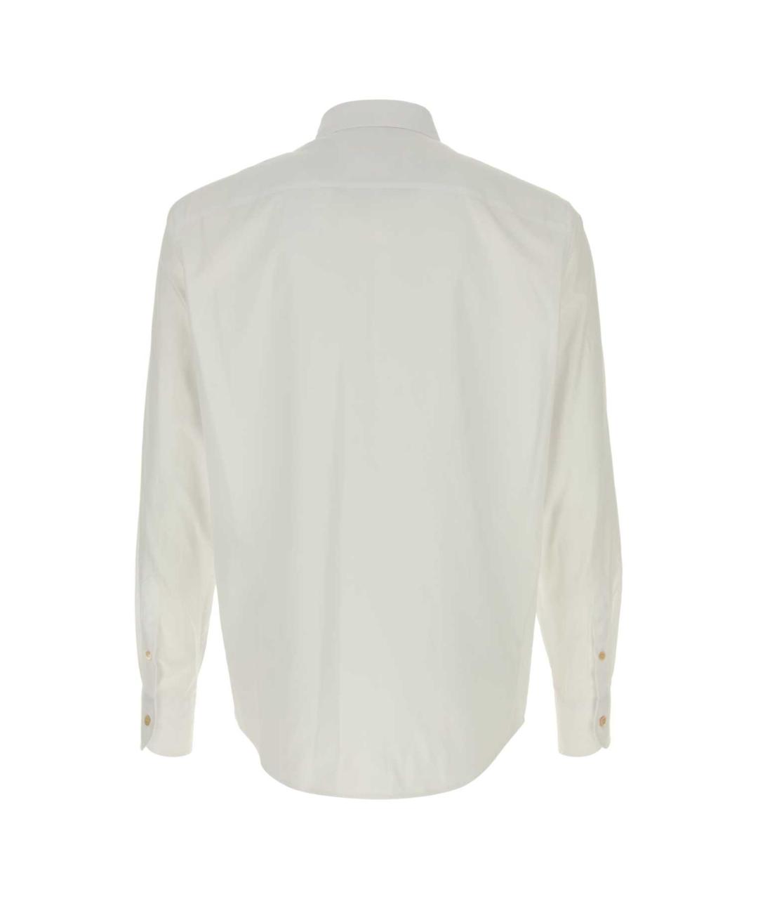 VALENTINO Белая хлопковая кэжуал рубашка, фото 2