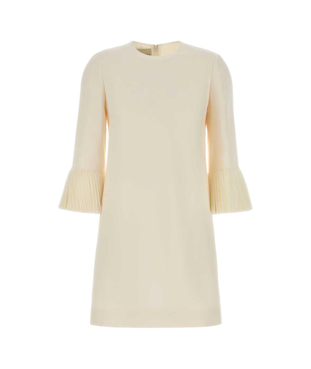 VALENTINO Белое шерстяное платье, фото 1