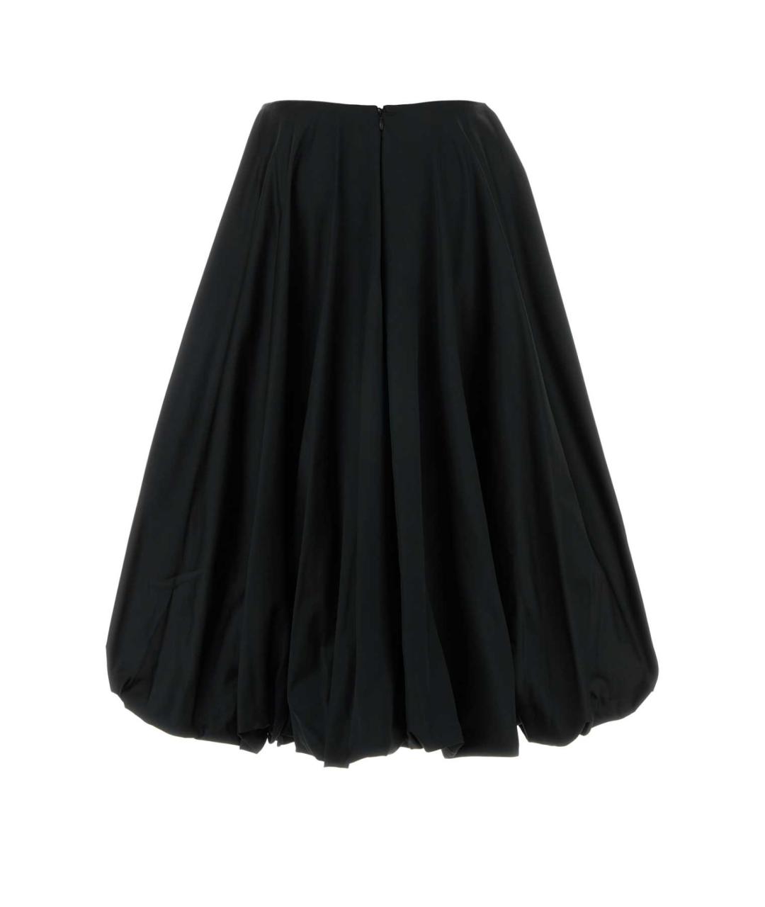 BALENCIAGA Черная полиэстеровая юбка миди, фото 2