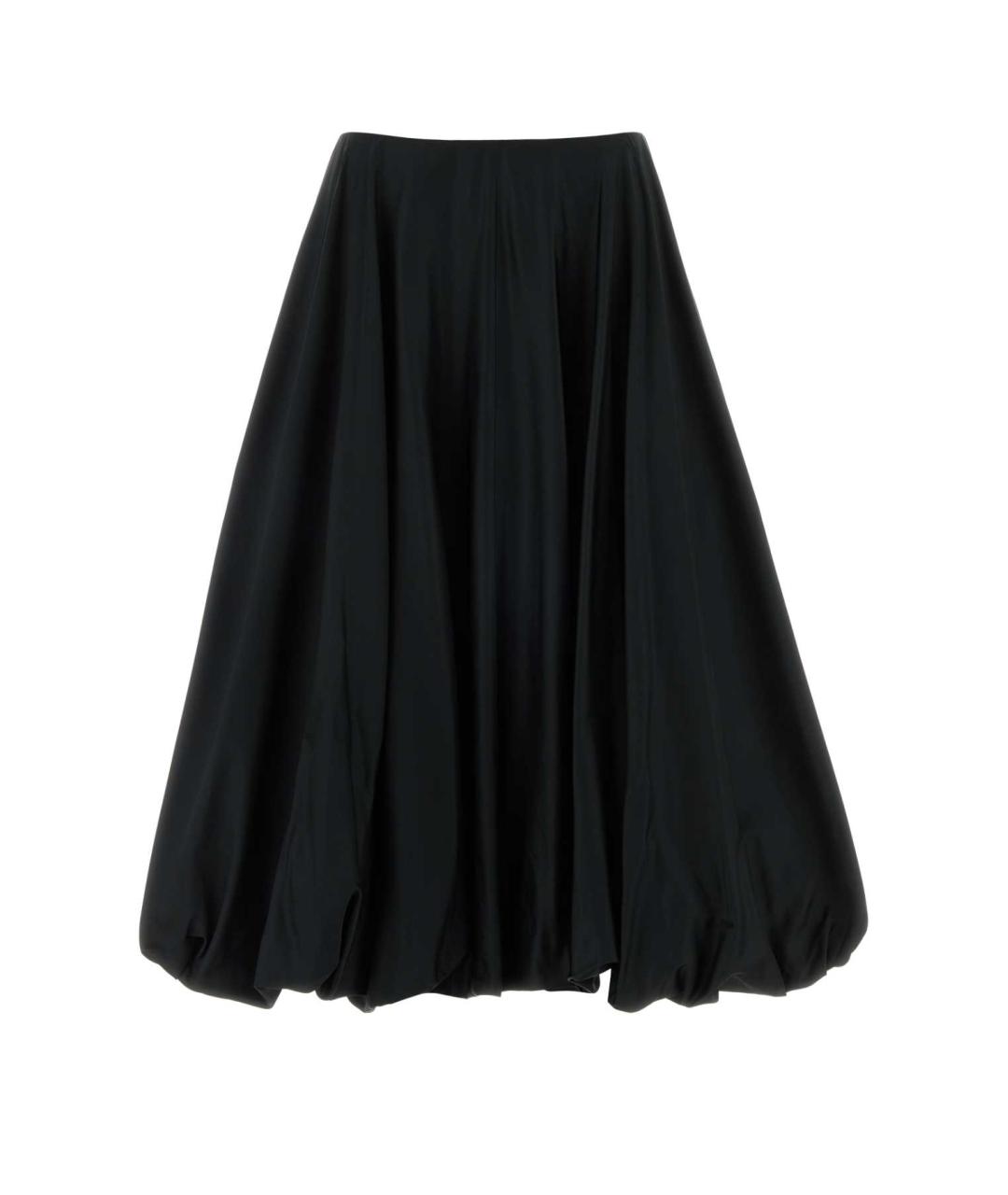 BALENCIAGA Черная полиэстеровая юбка миди, фото 1