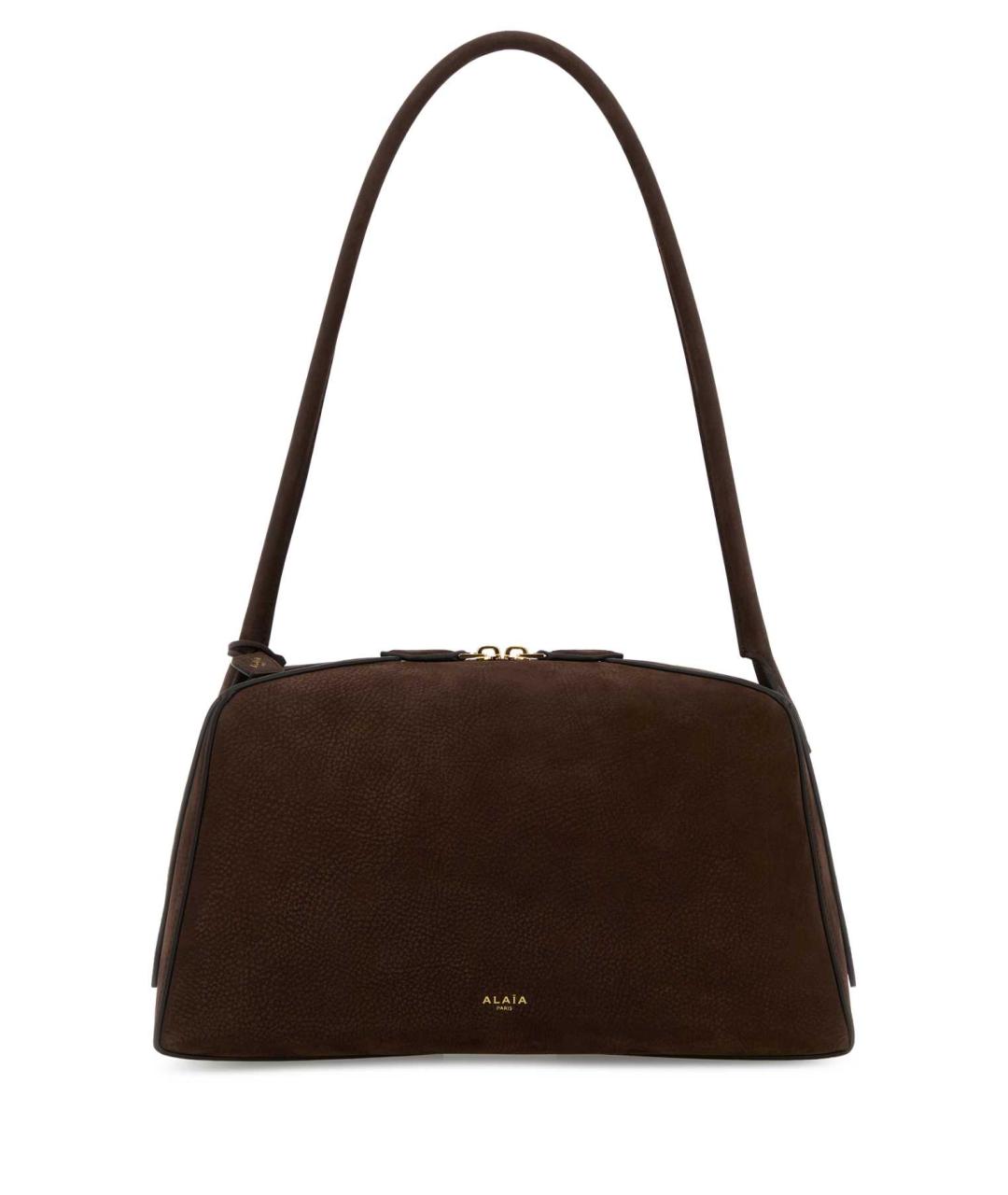 ALAIA Коричневая кожаная сумка через плечо, фото 1