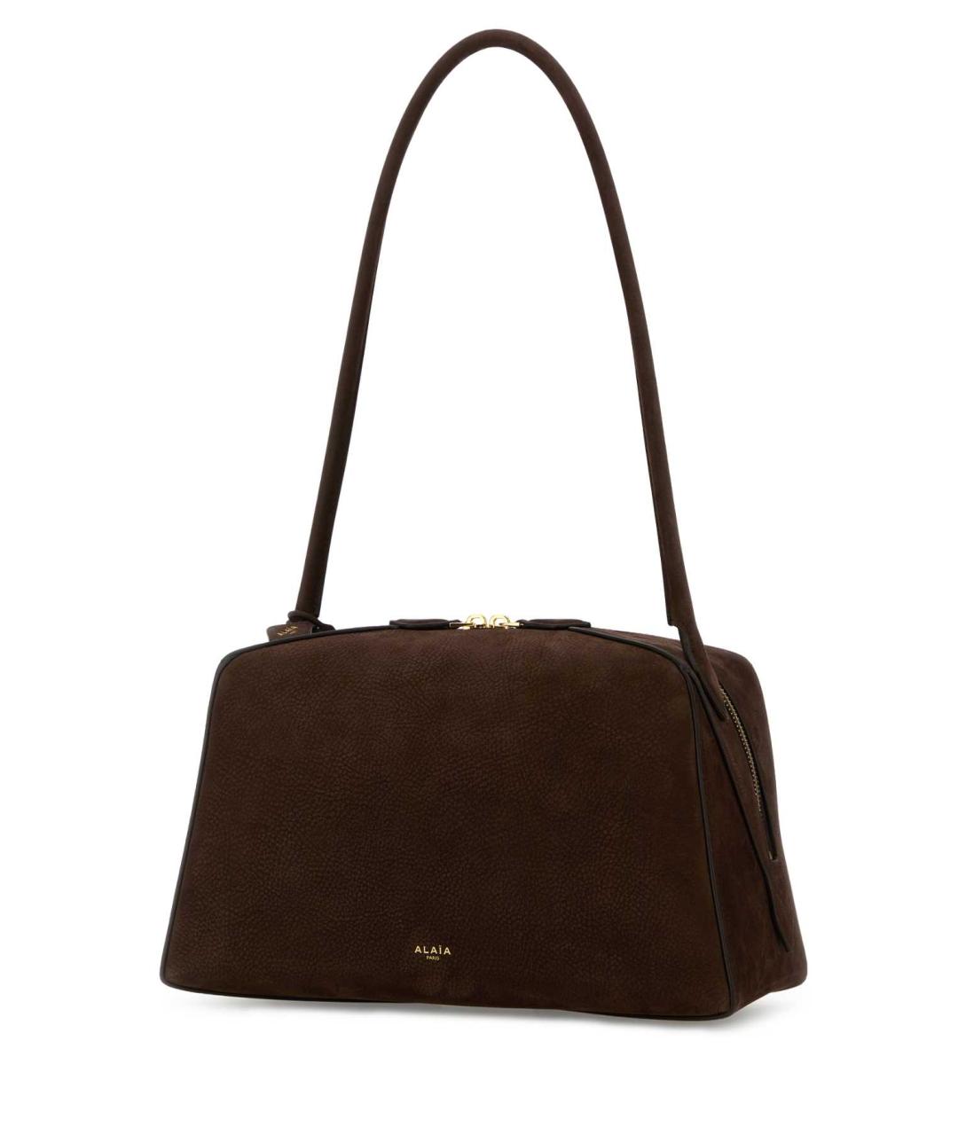 ALAIA Коричневая кожаная сумка через плечо, фото 2