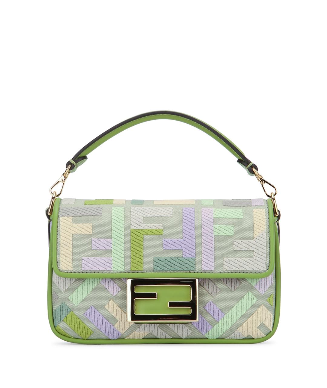 FENDI Мульти кожаная сумка с короткими ручками, фото 1