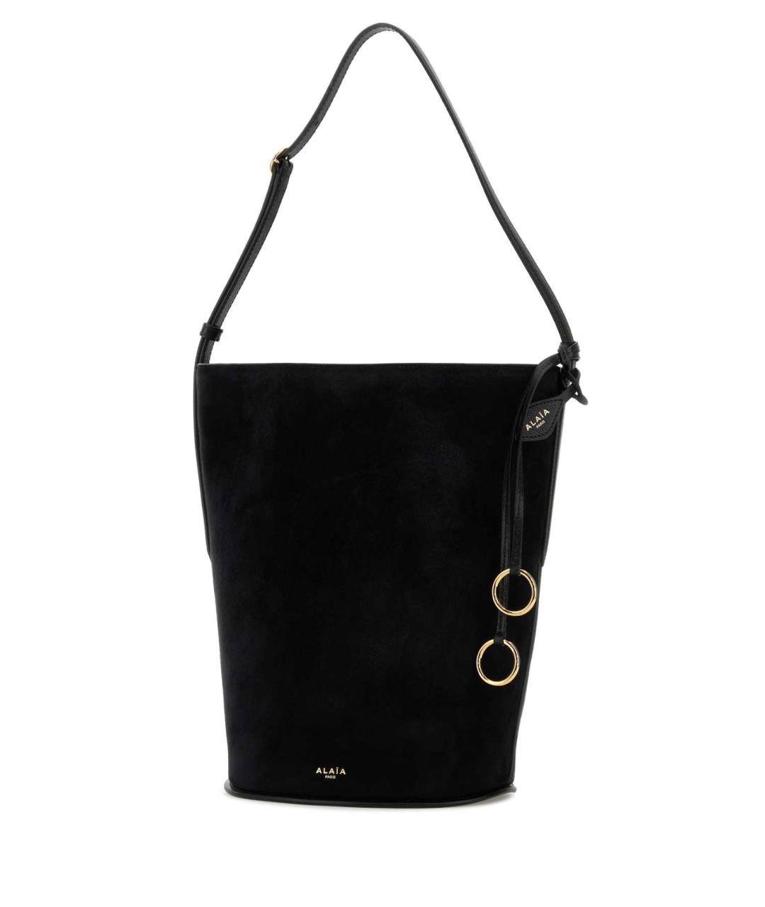 ALAIA Черная замшевая сумка через плечо, фото 2