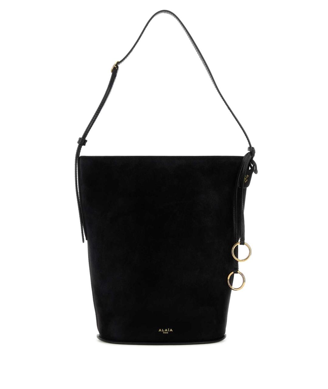 ALAIA Черная замшевая сумка через плечо, фото 1