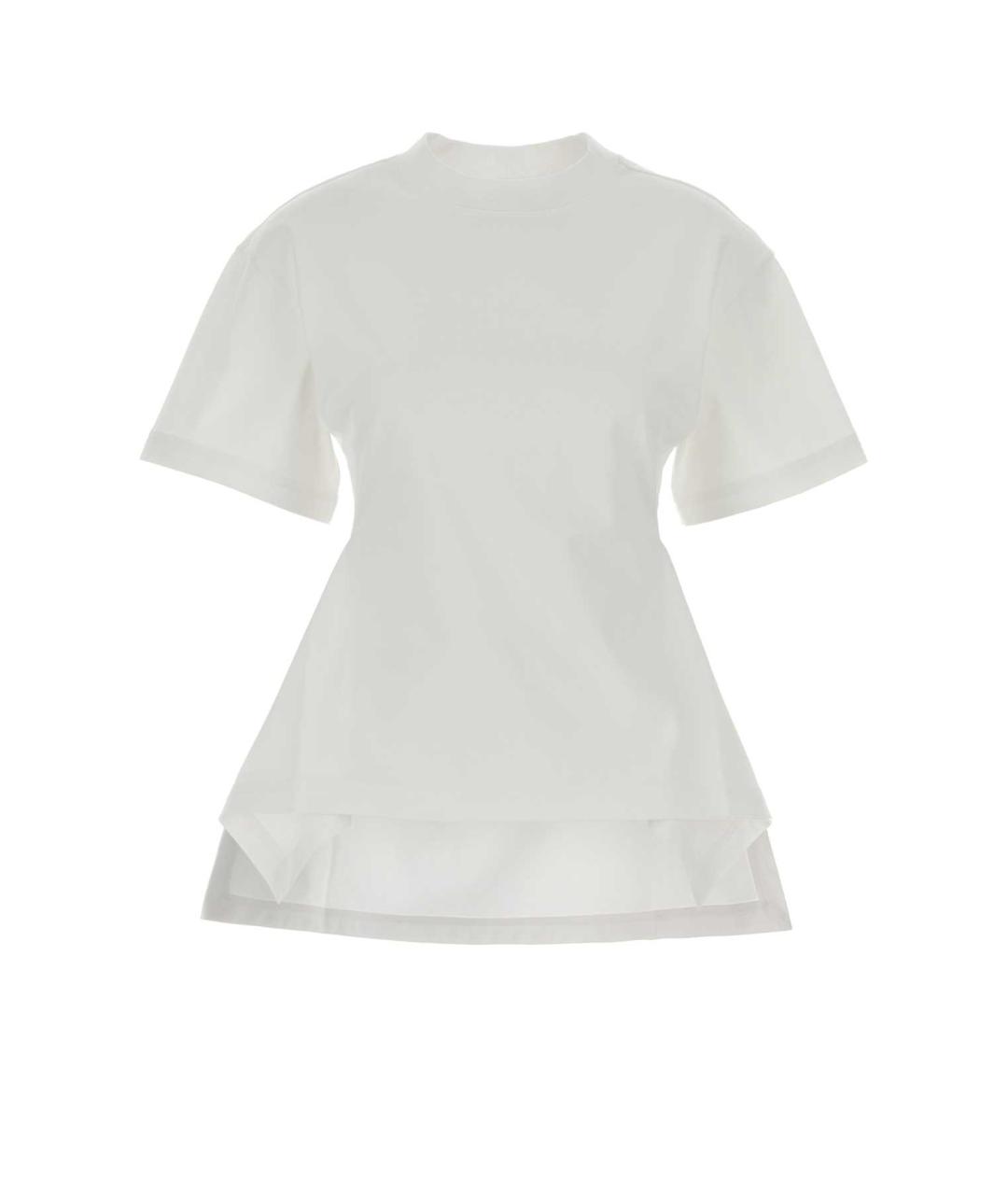 ALAIA Белая хлопковая футболка, фото 1