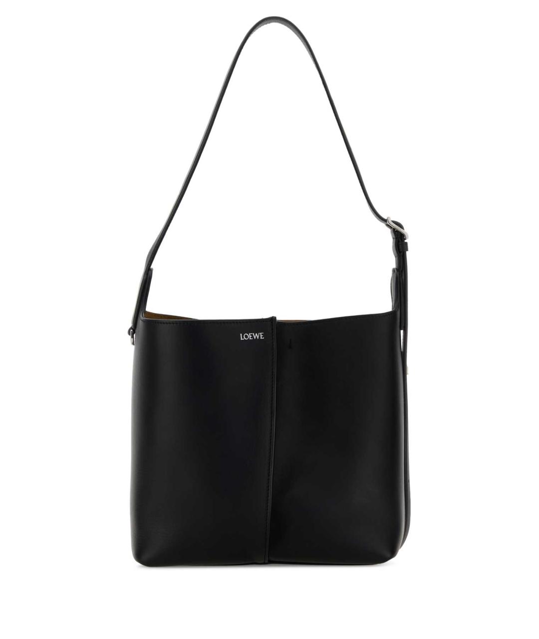 LOEWE Черная кожаная сумка через плечо, фото 1