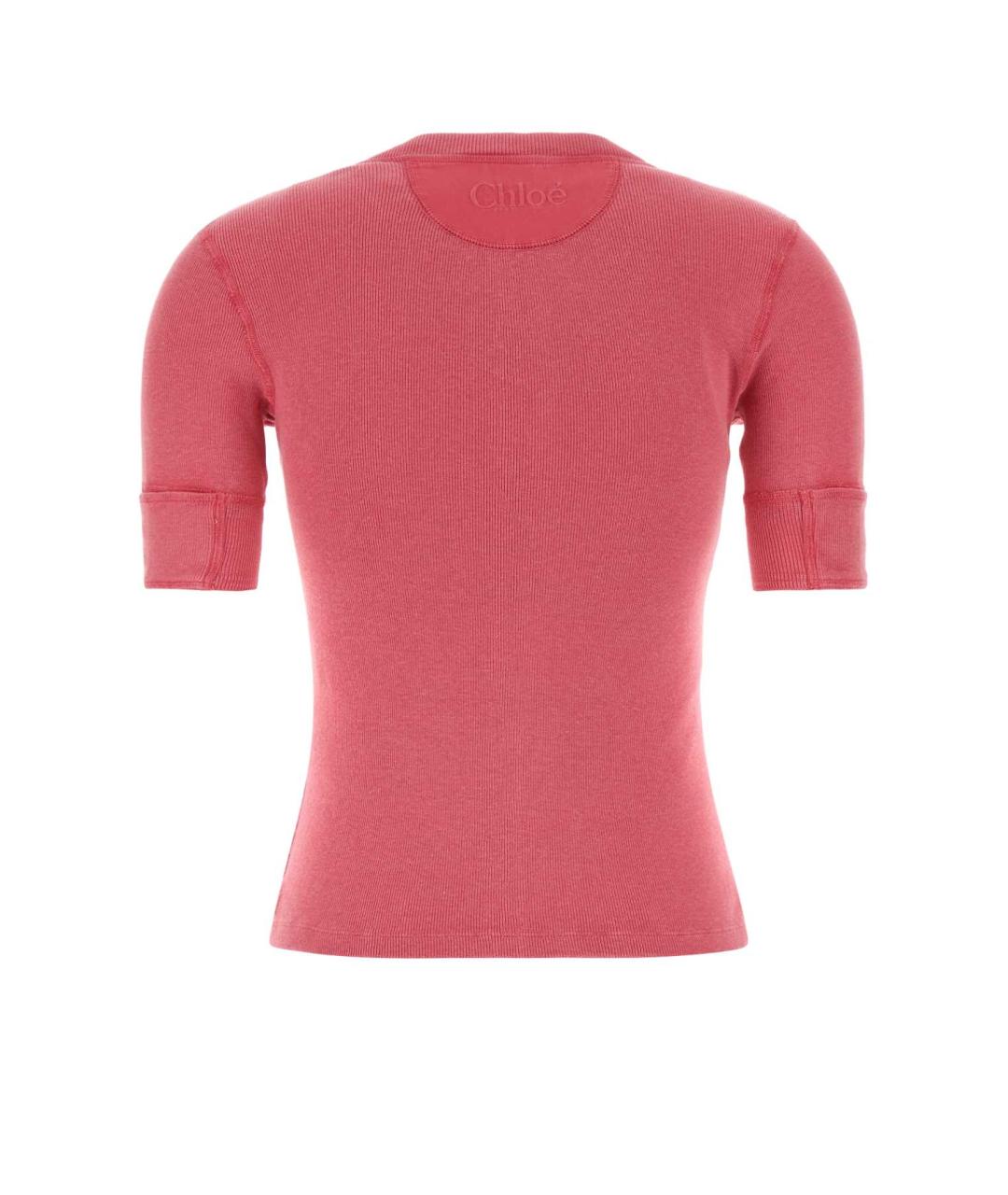 CHLOE Розовый хлопковый джемпер / свитер, фото 2